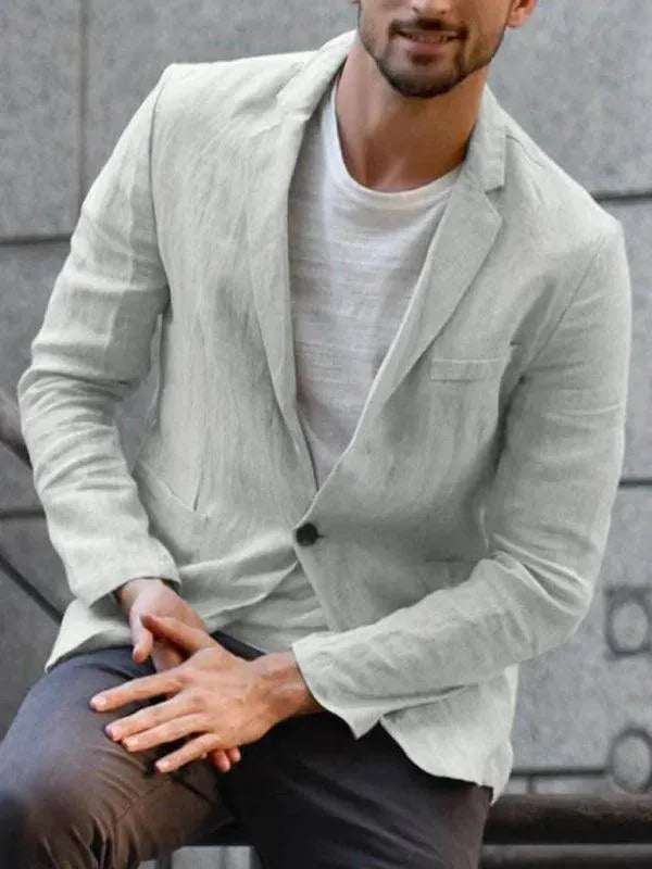 Stilla | Herre Blazer - Linned Blazer
