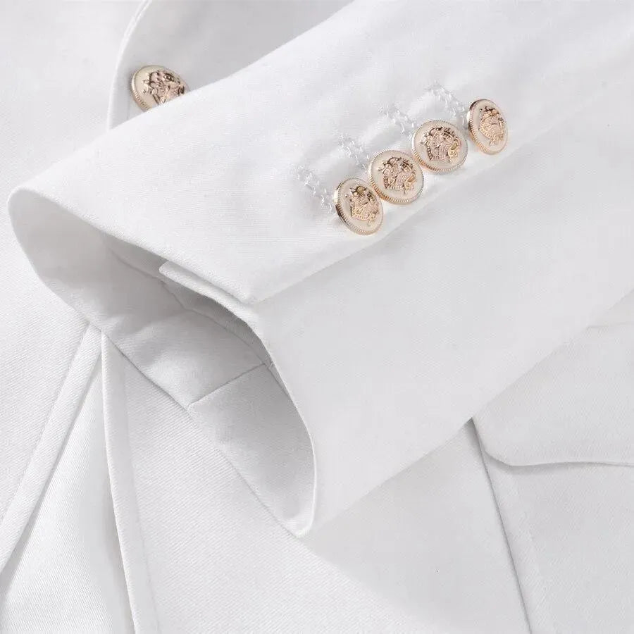 Stilla | Herre Blazer - Flere lommer Hvid Blazer