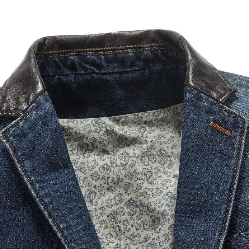 Stilla | Herre Blazer - Streetstyle Denim Blazer