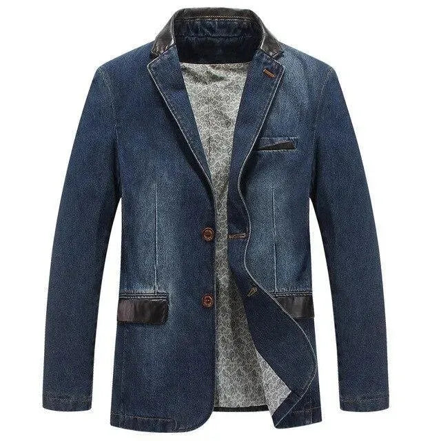 Stilla | Herre Blazer - Streetstyle Denim Blazer
