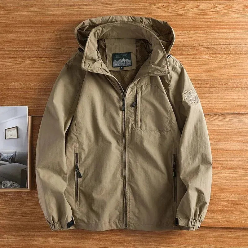 Stilla | Herre Vandtæt Militær Windbreaker Jakke