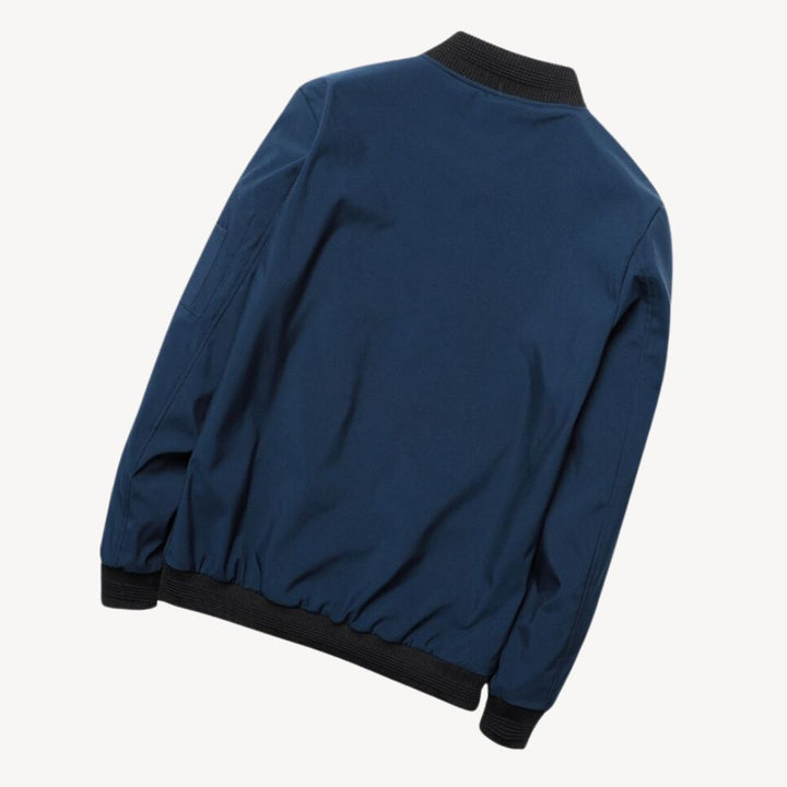 Stilla | Herre Klassisk Zip-Up Bomberjakke - Alsidig & Stilfuld
