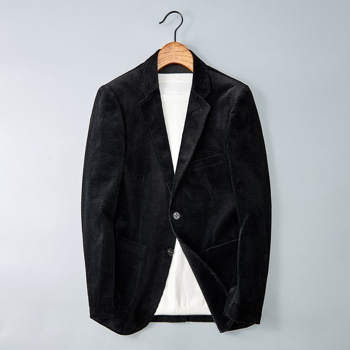 Stilla | Herre Cordhosenjakke – Indskåret revers, Smart Casual Blazer
