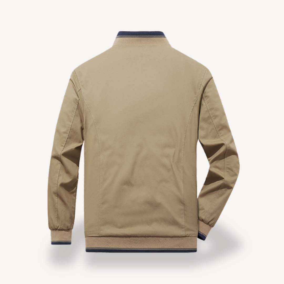 Stilla | Herre Let Vendbar Bomberjakke - Slim Fit, Flere Farver