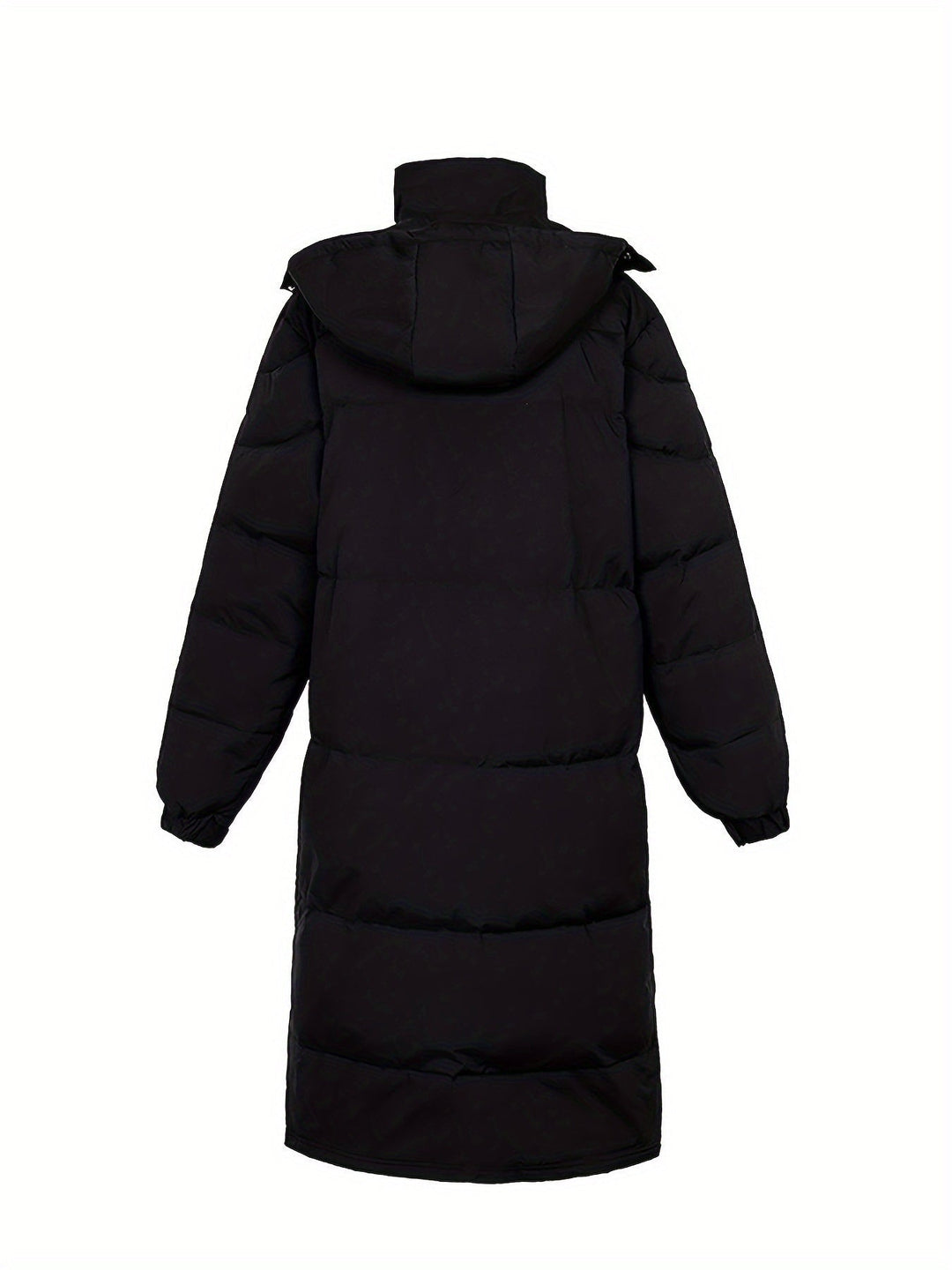 Stilla | Herre Lange Vinterjakke: Varme Polstret Loose Fit Lynlås Design