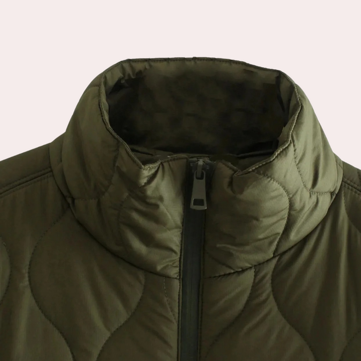 Stilla | Quilted Kortærmet Jakke til Kvinder