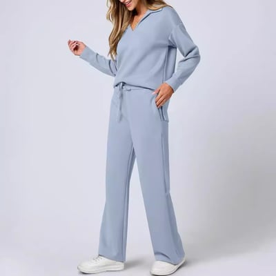 Stilla | Casual Pullover Og Bukse Sæt