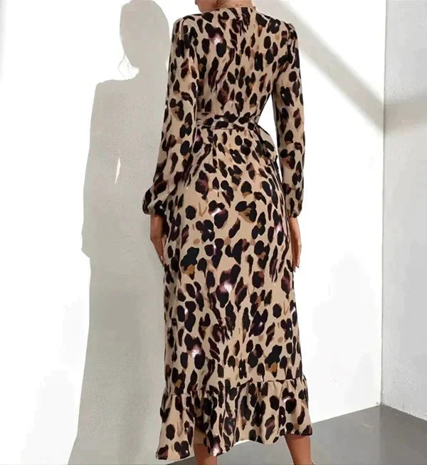Stilla | Vinkjole med leopardmønster