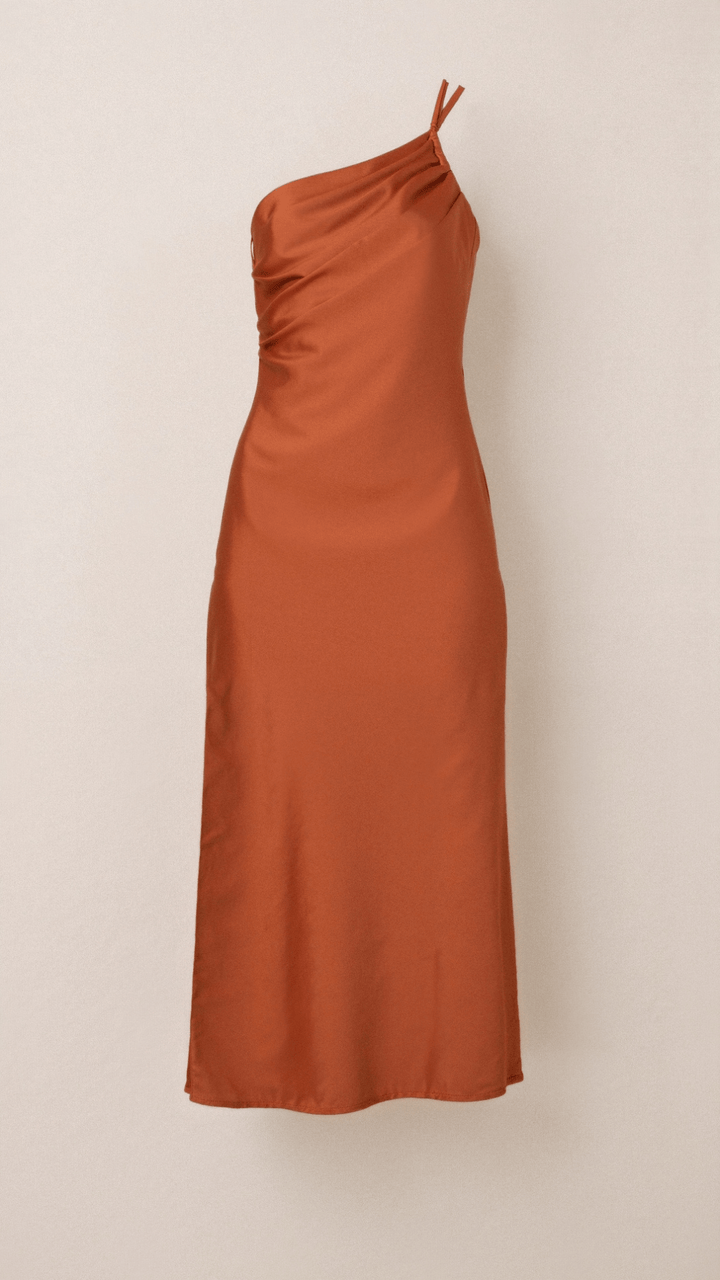Stilla | One Shoulder Midikjole