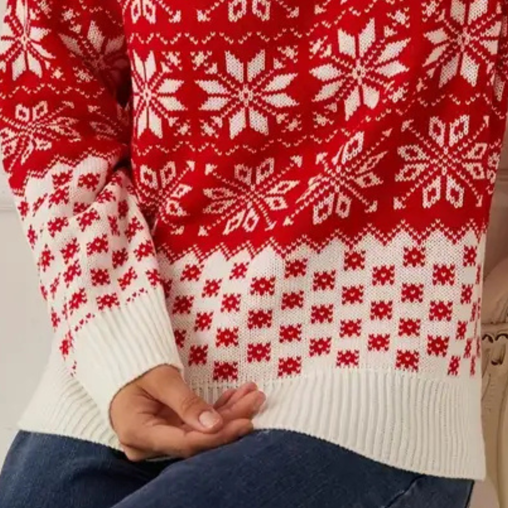 Stilla | Jule Snefnug Pullover til Kvinder