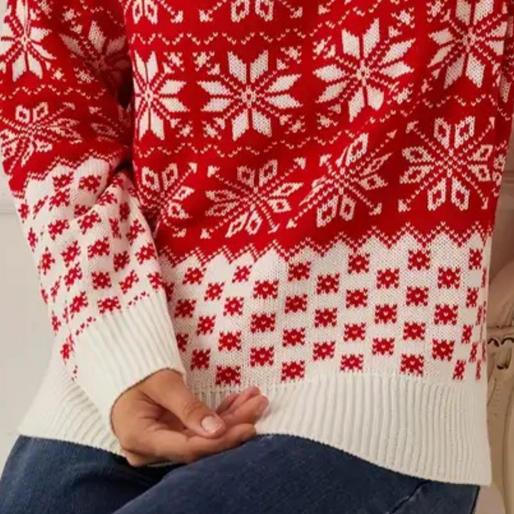 Stilla | Jule Snefnug Pullover til Kvinder