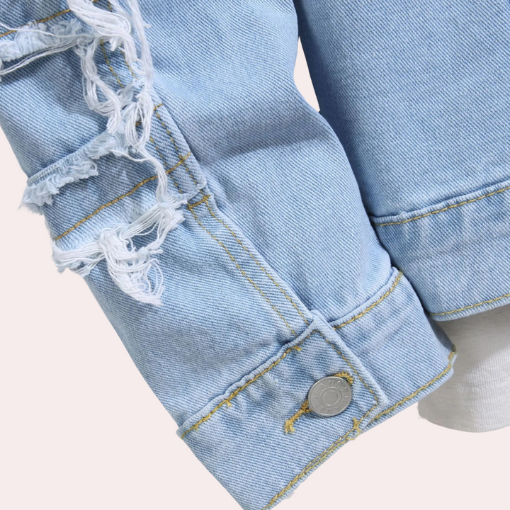 Stilla | Afslappet Denim Jakke til Herrer