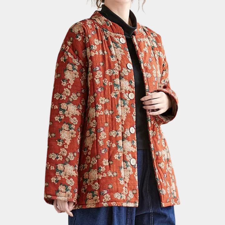 Stilla | Vintage Blomsterjakke til Dame