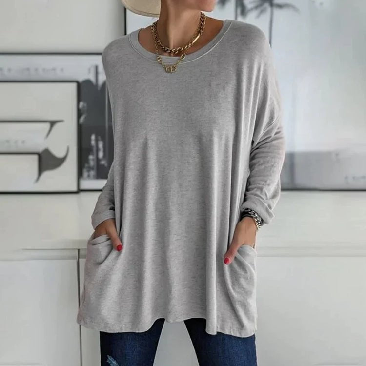 Stilla | Overdimensioneret Løs Varm Pullover