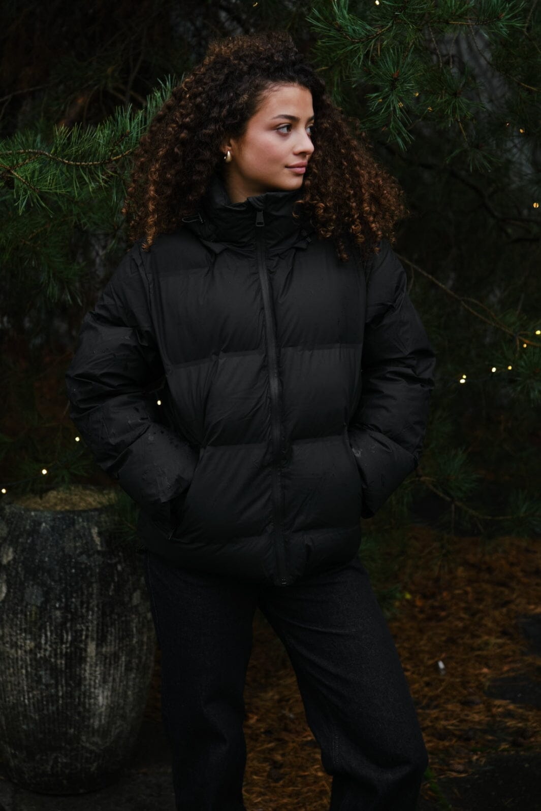 Stilla | Noir Fox Puffer Jakke Sort