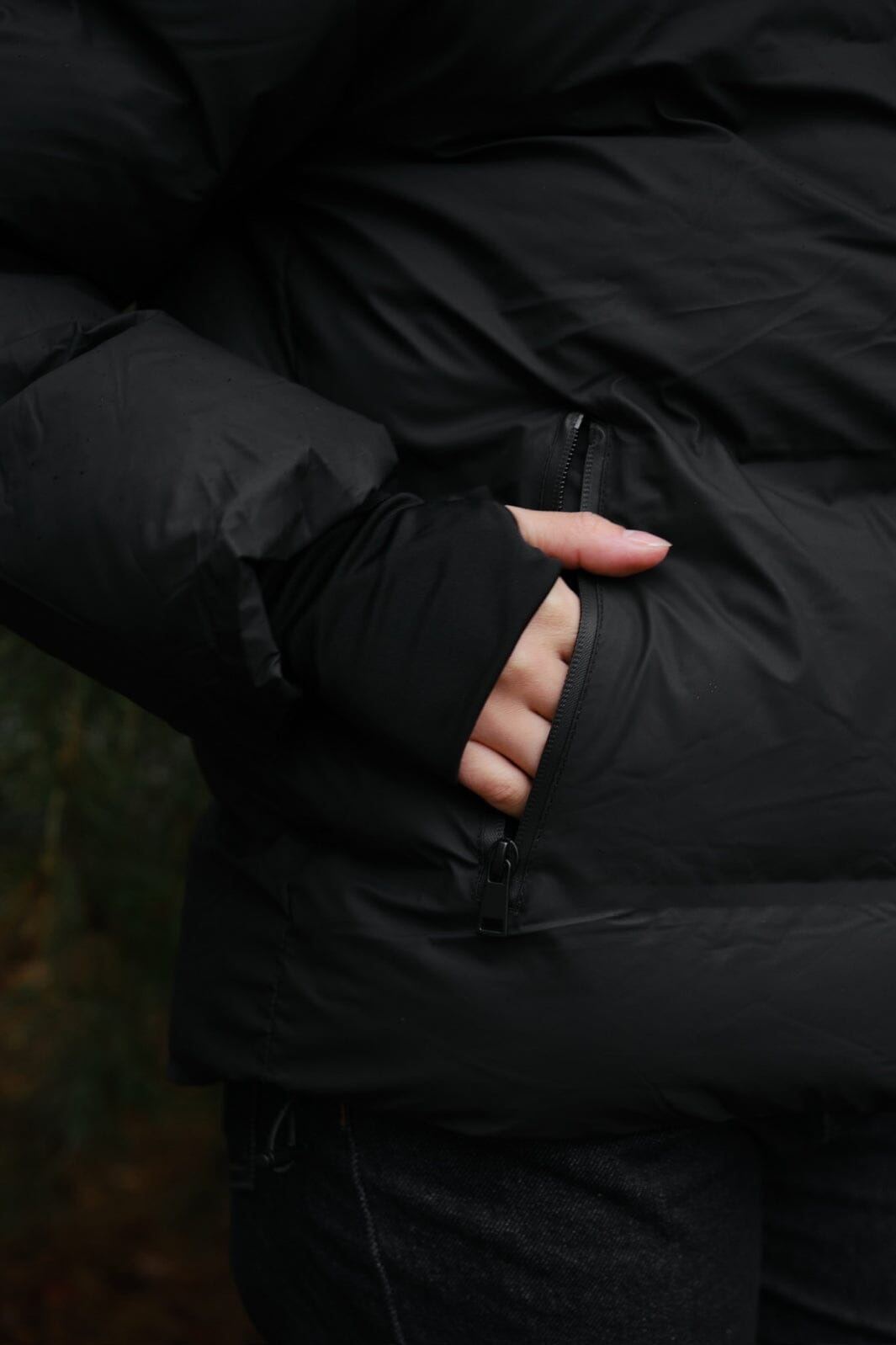Stilla | Noir Fox Puffer Jakke Sort