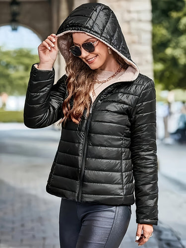 Stilla | Varm Polstret Hoodie-Jakke