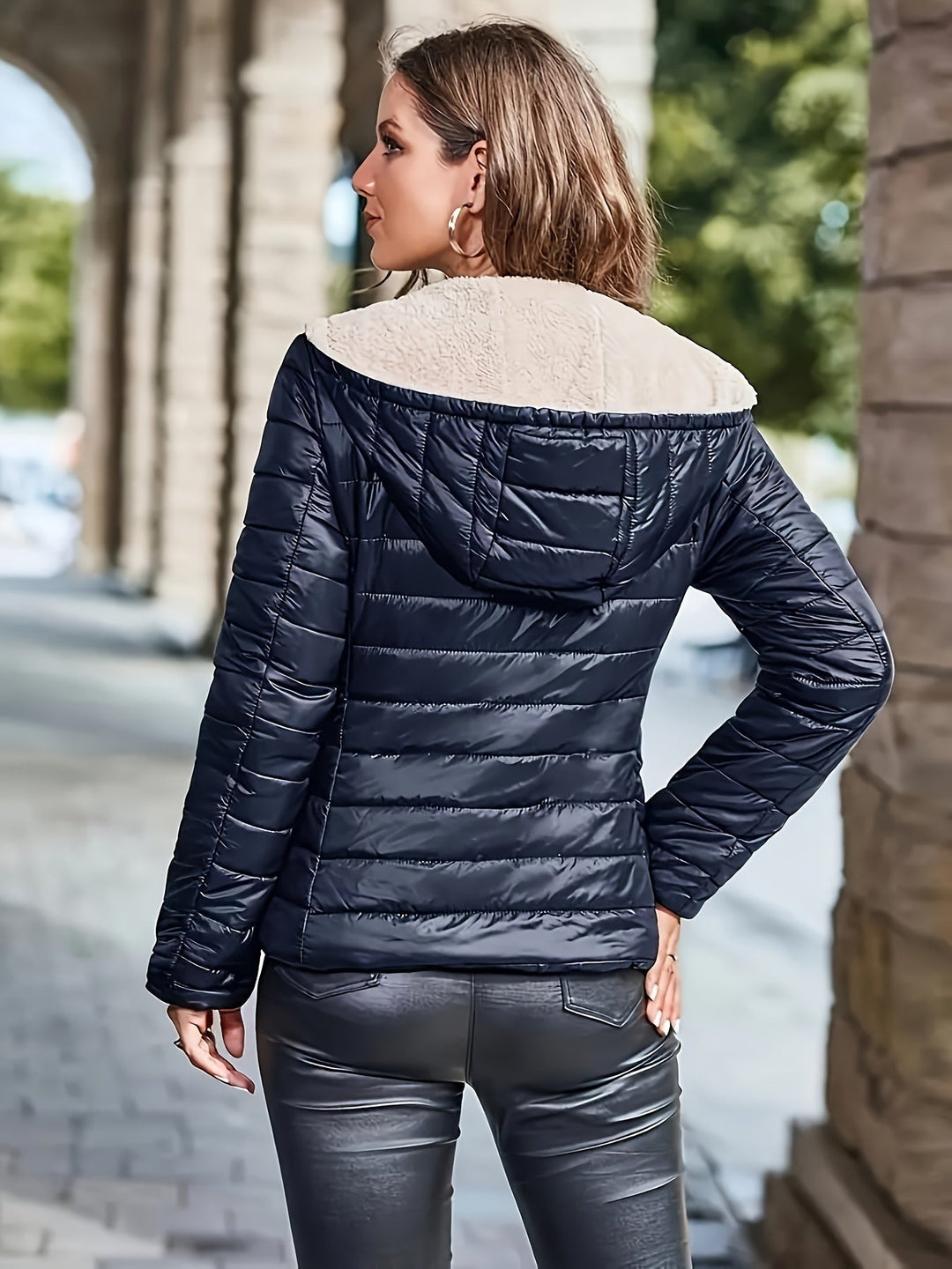 Stilla | Varm Polstret Hoodie-Jakke