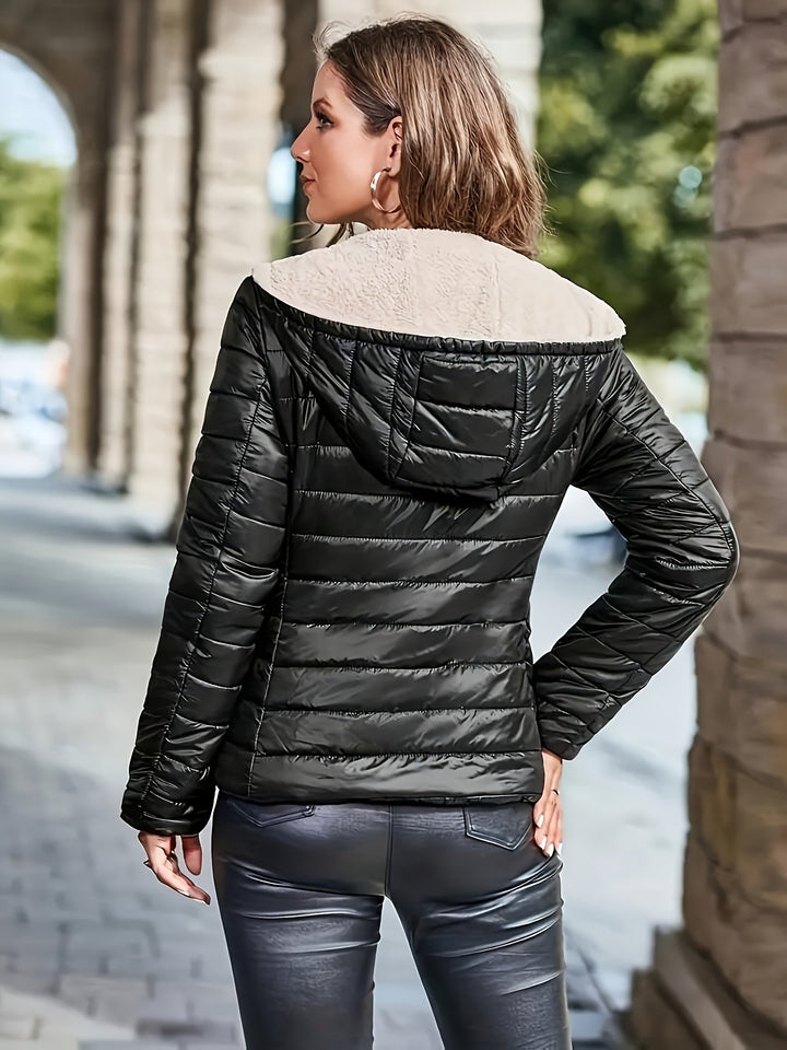 Stilla | Varm Polstret Hoodie-Jakke