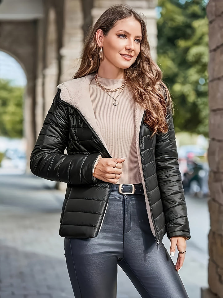 Stilla | Varm Polstret Hoodie-Jakke