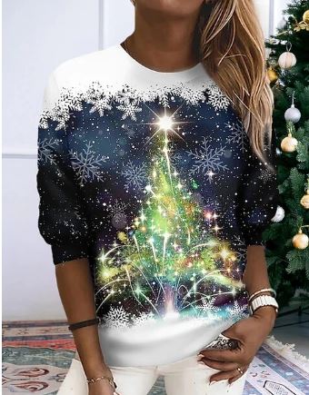 Stilla | Fin julesweater med mønster