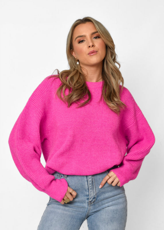 Stilla | Møsset Pullover Til Kolde Dage