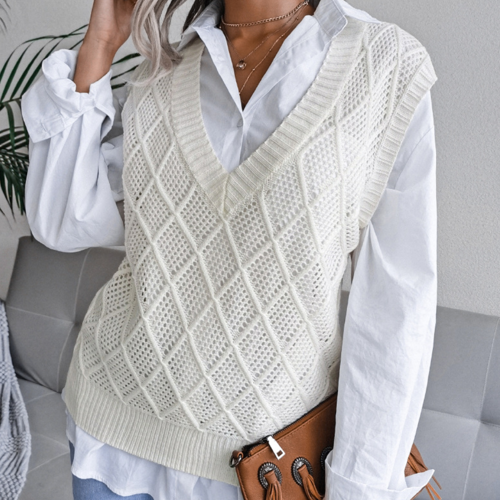 Stilla | Elegant strikvest til damer