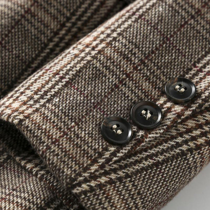 Skovae | Kontor Dame Ternet Blazer Langærmet Casual Jakke