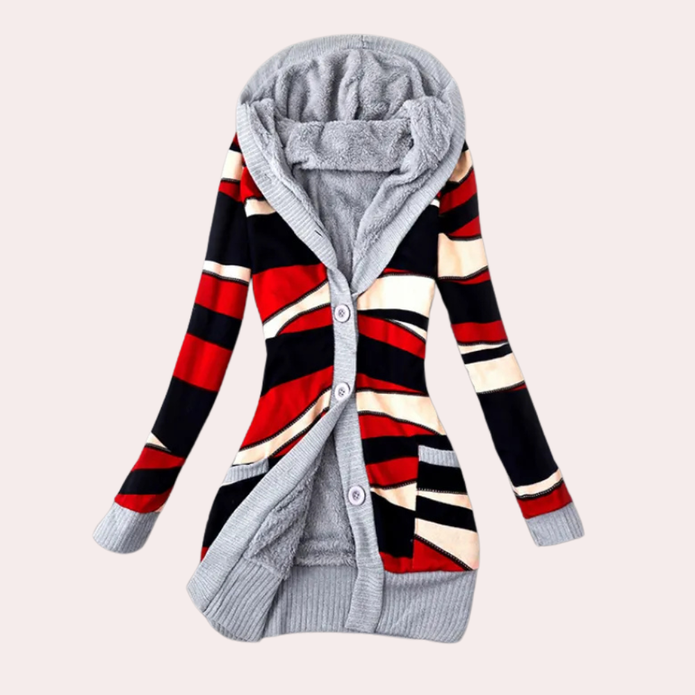 Stilla | Trendy Cardigan med Hætte til Kvinder