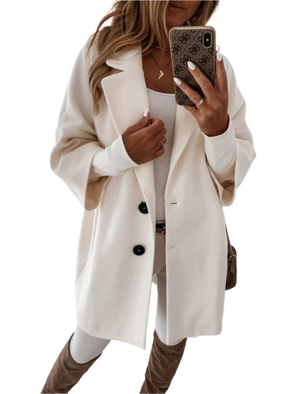 Stilla | Dame Oversized Kokonfrakke
