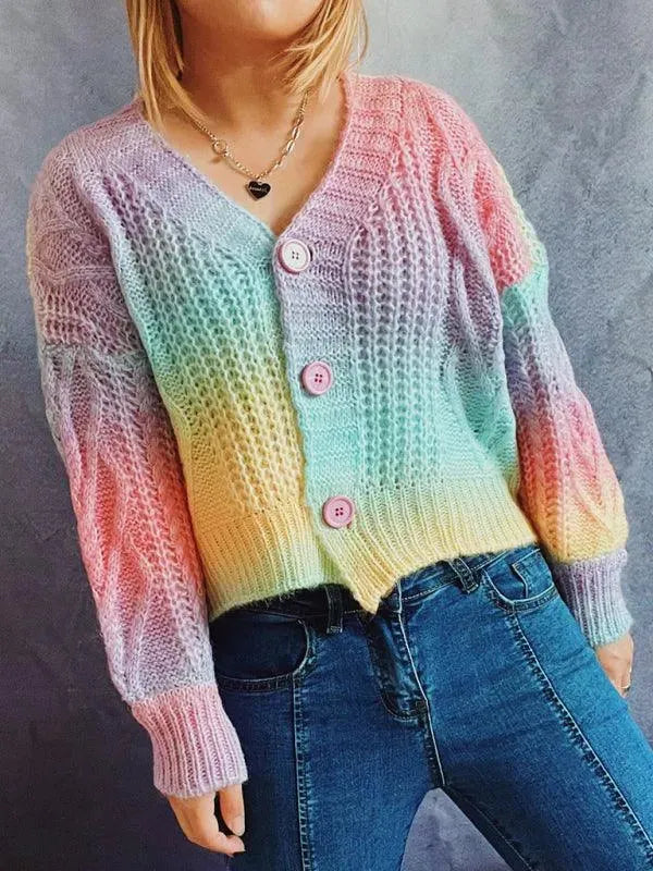 Stilla | Drop Ærme Dame Strikjakke Pullover