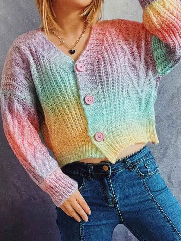 Stilla | Drop Ærme Dame Strikjakke Pullover