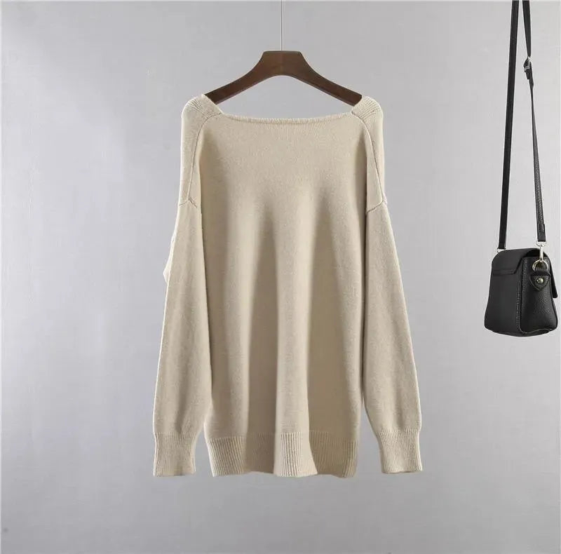 Stilla | Overdimensioneret strikjakke pullover til kvinder