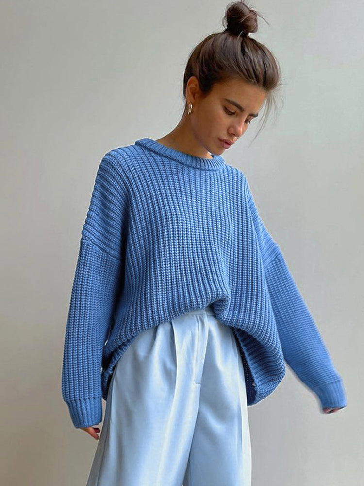 Stilla | Plus size grovstrik pullover til damer