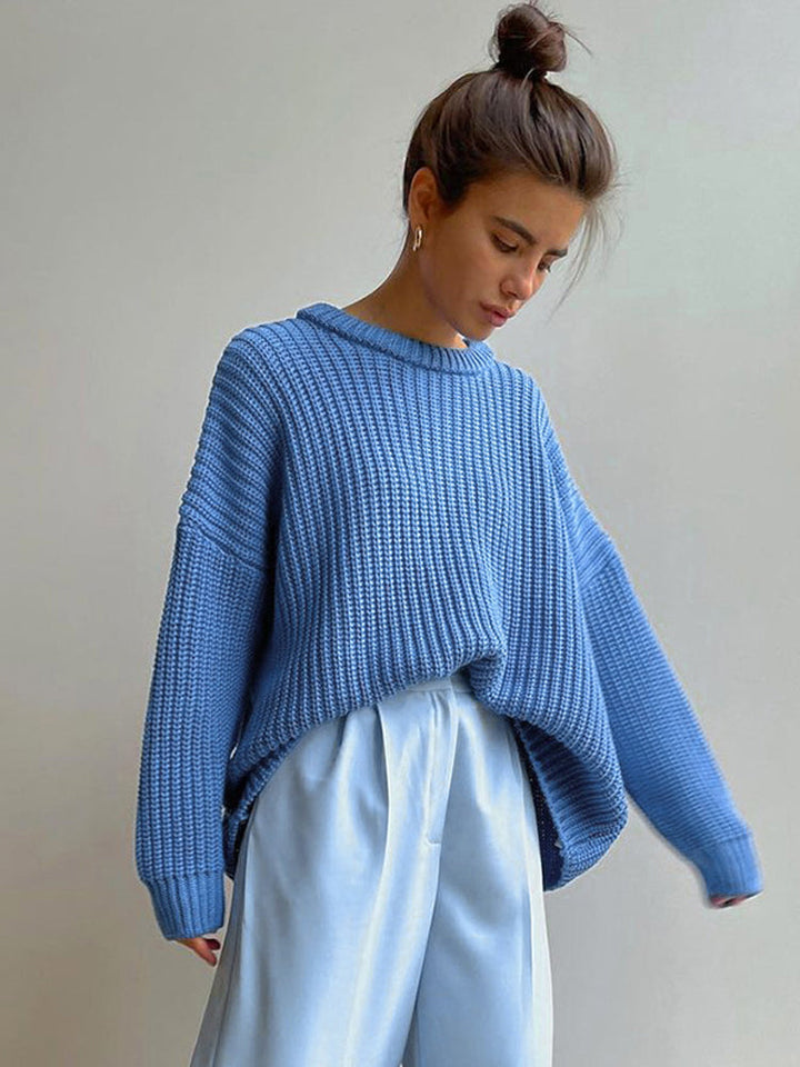 Stilla | Plus size grovstrik pullover til damer
