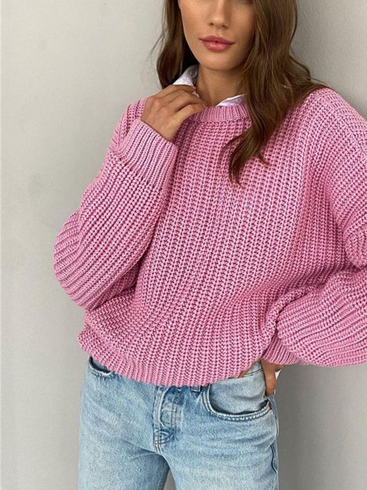 Stilla | Plus size grovstrik pullover til damer