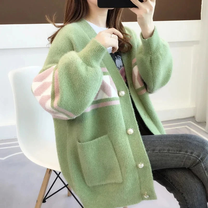 Stilla | Oversized Strikket Krammet sweater