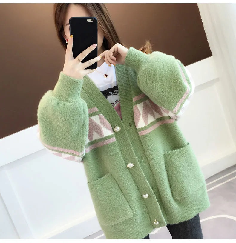 Stilla | Oversized Strikket Krammet sweater