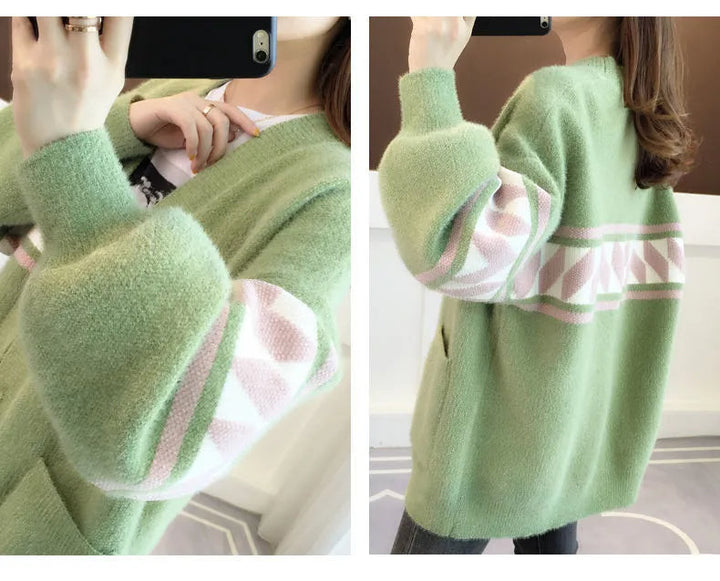 Stilla | Oversized Strikket Krammet sweater