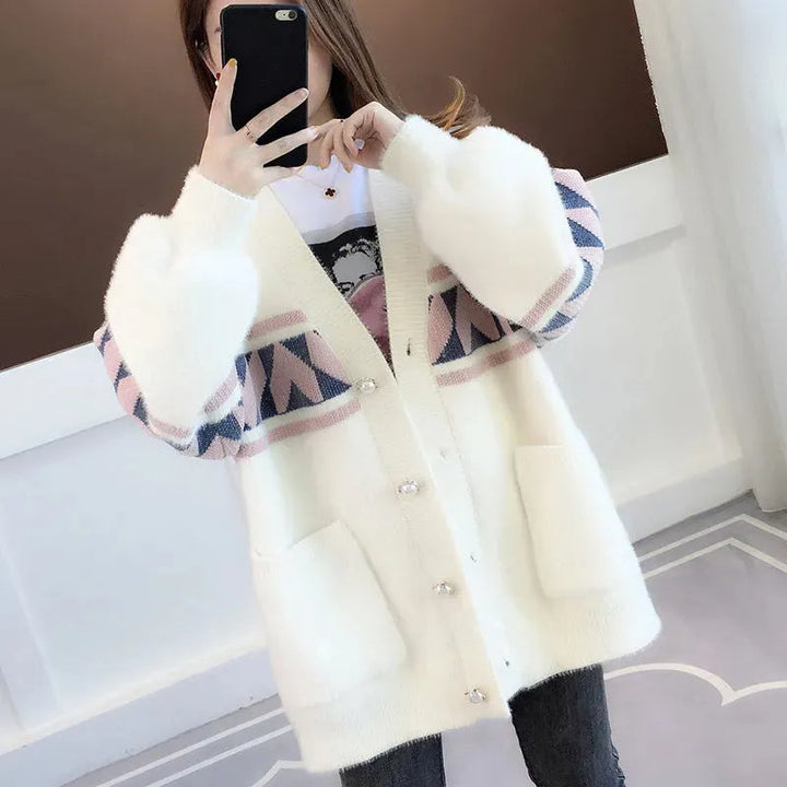 Stilla | Oversized Strikket Krammet sweater