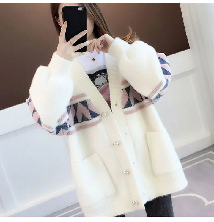 Stilla | Oversized Strikket Krammet sweater