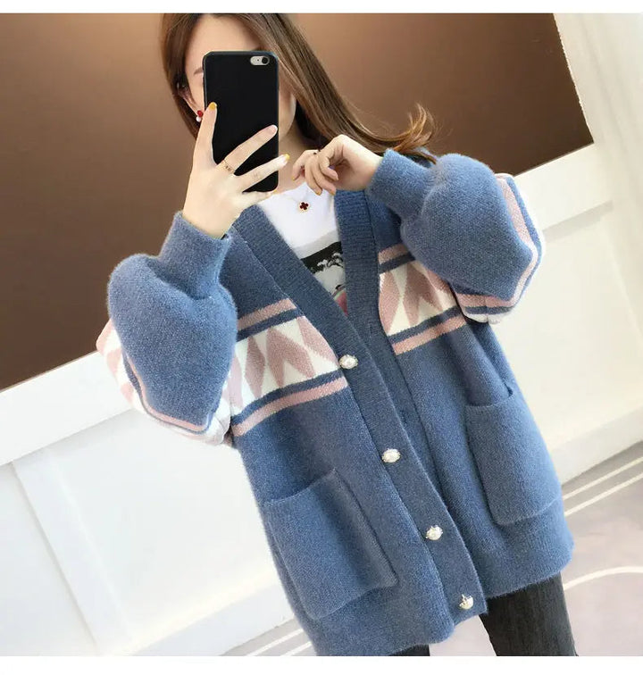 Stilla | Oversized Strikket Krammet sweater