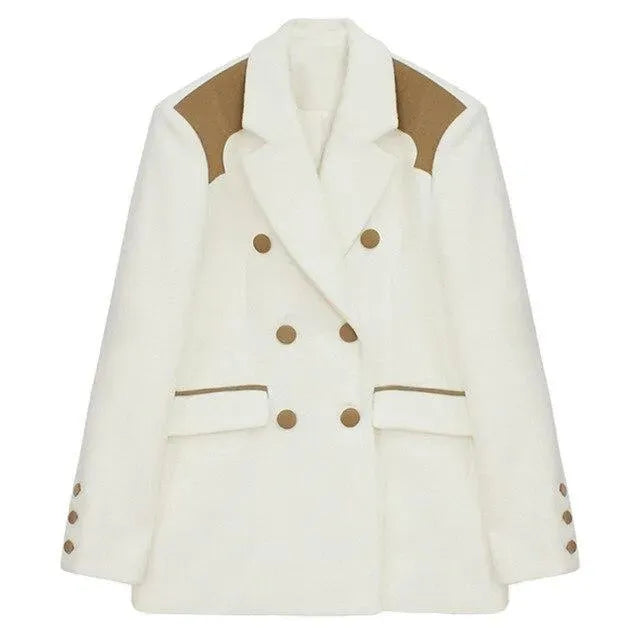 Stilla | Størrelse luksus blazer damer - afslappet - patchwork