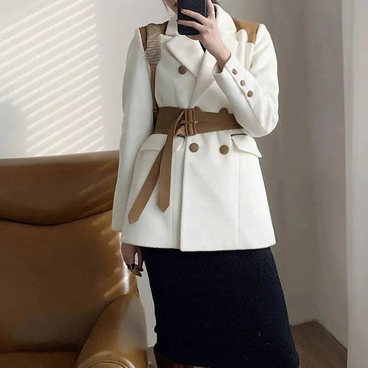 Stilla | Størrelse luksus blazer damer - afslappet - patchwork