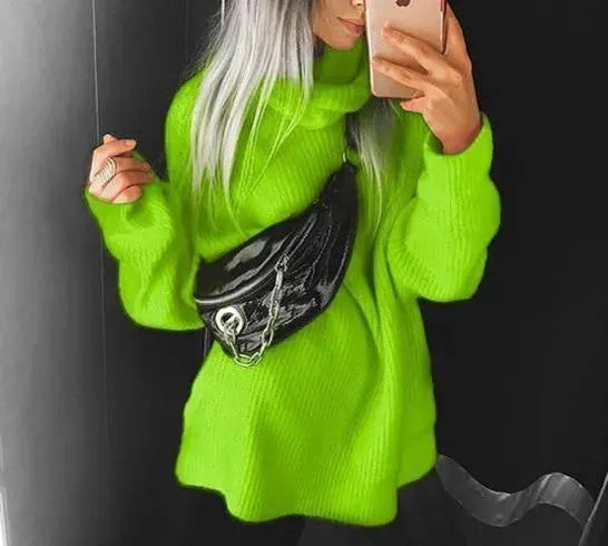 Stilla | Dame rullekravesweater