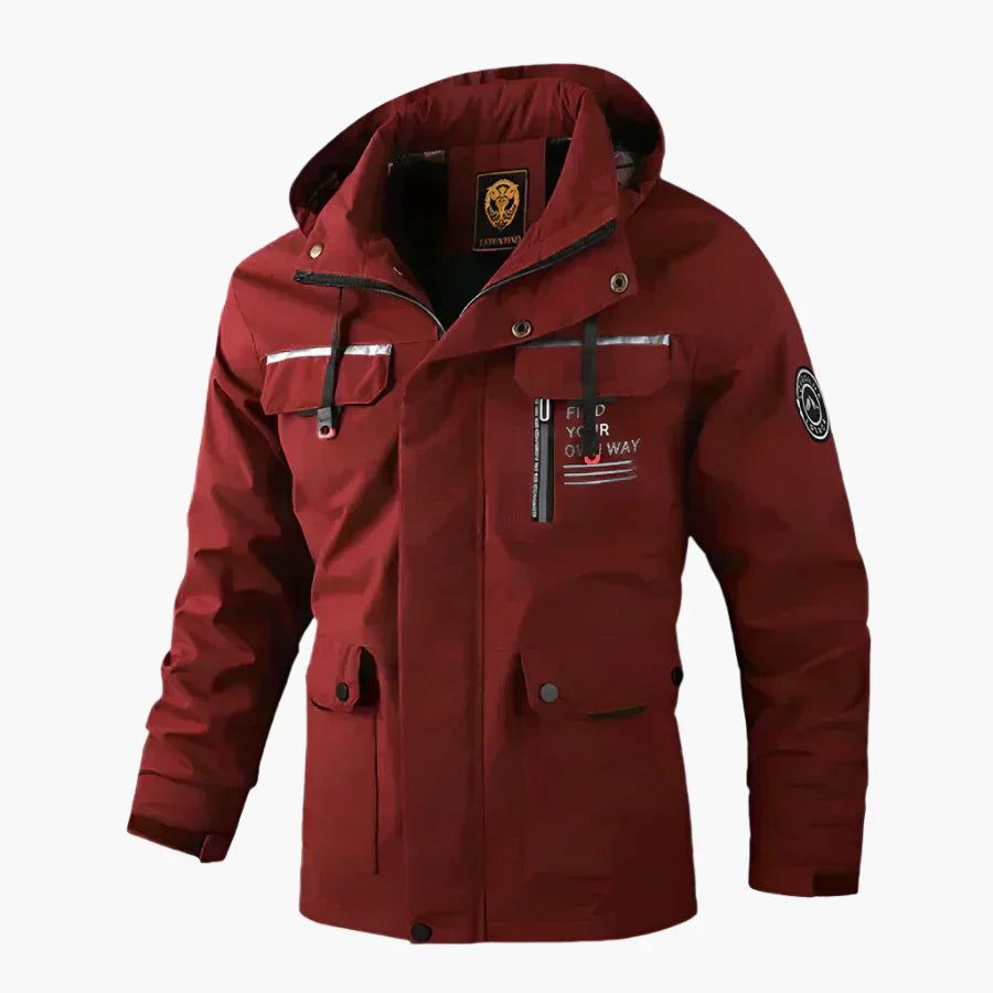 Stilla | Udendørs Vinterjakke Vandtæt - Sporty Parka med Aftagelig Hætte og Multifunktionelle Lommer til Hverdagsliv & Eventyr