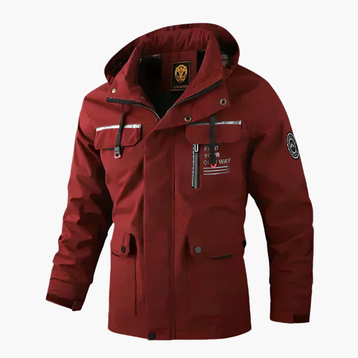 Stilla | Udendørs Vinterjakke Vandtæt - Sporty Parka med Aftagelig Hætte og Multifunktionelle Lommer til Hverdagsliv & Eventyr