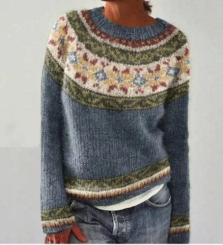 Stilla | Retro-efterårsstriktrøje til et klassisk look