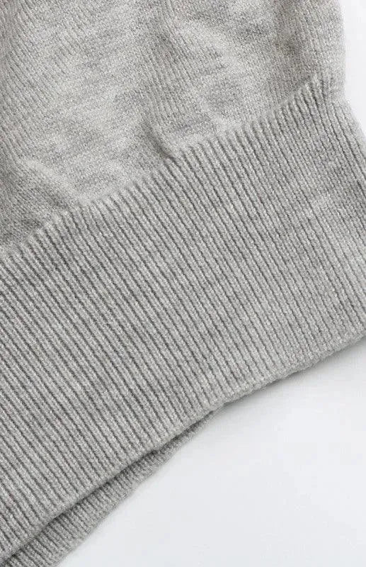 Stilla | Kontrast Pullover Strikjakke