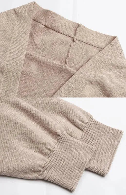 Stilla | Kontrast Pullover Strikjakke